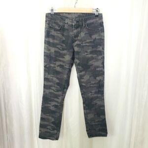 Carmar LF Gray Camo Skinny Ankle Jeans Size 27 Faded Grunge Indie Y2K